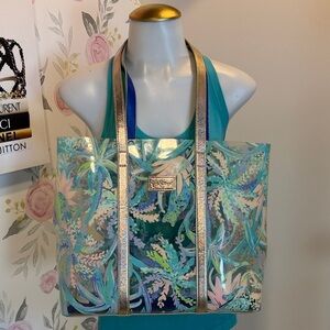 Lilly Pulitzer Clear PVC Beach Tote